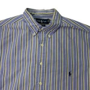 Ralph Lauren Men XLT Classic Fit Shirt Short Sleeve Cotton Button Up Front